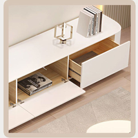 Meubles de salon, meuble TV mural moderne, armoires nordiques simples, designs ronds simples pour meubles de maison