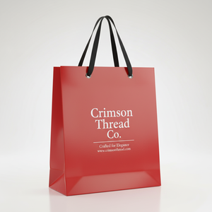 Sac fourre-tout en papier laminé brillant de luxe, écologique, fabriqué au Vietnam, pour emballage cadeau avec logo personnalisé et emballage de vente au détail - Product Image 6