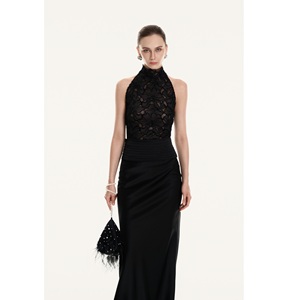 Camicie di <span class=keywords><strong>Alta</strong></span> Moda per Donne <span class=keywords><strong>MAIA</strong></span> FLORAL LACE TOP, Top in Pizzo Floreale Durevole, Senza Maniche, Antirughe, ODM Bluse e Camicie da Donna - Product Image 1