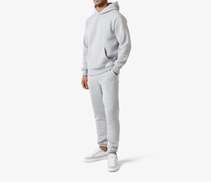 Ensemble de survêtement de sport d'extérieur deux pièces : veste à manches courtes et pantalon à taille élastique – Tenue de sport confortable pour l'entraînement - Product Image 1