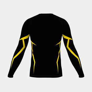 Men's Short Sleeve MMA Rash Guard BJJ Compression Top Approved <b>Grappling</b> Training Wear USA Europe Wholesale Market - Product Image 5