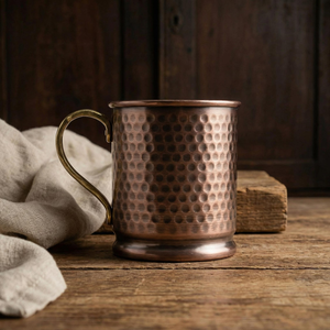Mug en cuivre pur pour boire, différentes capacités de 1L à 300ml, motif de poignée ergonomique, cadeau ou article de table - Product Image 3