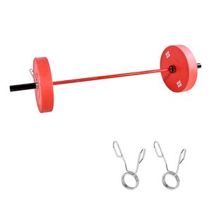 Bilanciere da 6FT con impugnatura zigrinata per allenamento di forza, sollevamento pesi, squat, stacchi, compatibile con dischi da 2 pollici - Product Image 4