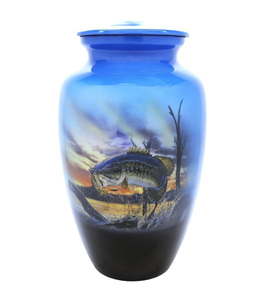 Urne funéraire en aluminium personnalisée en gros, cendres humaines, adulte, 10 pouces, 220 pouces cubes, style américain, personnalisable, multicolore - Product Image 5