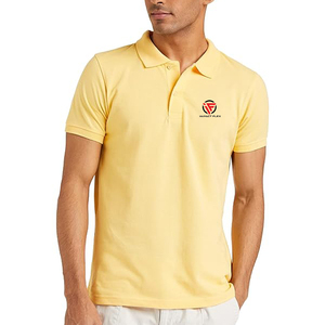 Camisetas de Golf Antiarrugas de Poliéster/Algodón Baratas al por Mayor, con Logotipo Bordado Personalizado, Estampado, Lisas, Estilo Waffle - Product Image 1