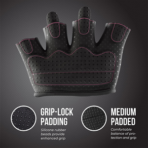 Durable Finger Sits Workout <b>Gloves</b> Custom Design With Reinforced Stitching Better Palm Grip During Fitness Training Exercises - Product Image 6