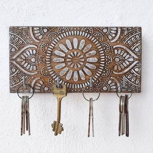 Wholesale Price Mango Wood <b>Wall</b> Hook Rack Decorative Coat Hangers Organizer Home Stylish Durable Practical Unique - Product Image 3