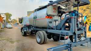 Componentes principales Bomba y motor Pulverizador de betún Mezcladoras de asfalto eficientes Categoría de producto - Product Image 3