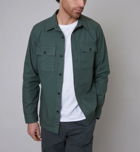 OEM Men's Casual Button-<b>Down</b> Corduroy Shacket Winter Solid Pattern Knitted Breathable Customized Layer Cotton/Poly Blend Fabrics - Product Image 4