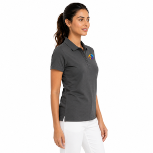 comfortable women <b>polo</b> shirt designed with smooth fabric a neat collar and relaxed shape for everyday outfits work travel and - Product Image 4