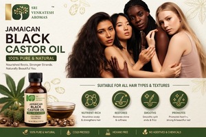 Jamaican Black Castor Oil Cold Pressed Carrier Oil for Cosmetic Personal Care <b>Hair</b> Care Formulations Bulk Supply OEM ODM Export - Product Image 3