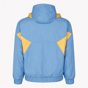 Chaqueta Cortavientos con Bloques de Color y Logotipo Personalizado para Hombre, Sudadera con Capucha, Resistente al Viento, para Deportes al Aire Libre, Ropa Urbana, Fabricante OEM ODM - Product Image 2