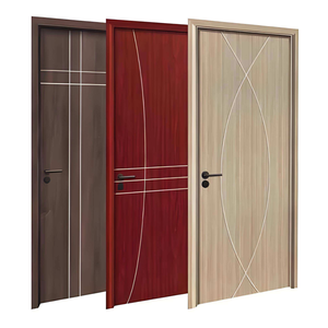 Fire-retardant Sound Insulation WPC Interior Door Modern Wood Polymer Composite <b>Waterproof</b> Flush Door for Basement Toilet Use - Product Image 6