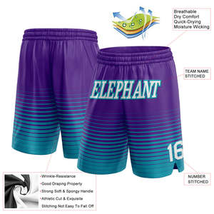 <b>Customized</b> Sports Team Shorts 100% Polyester Mesh Sublimated Club Name Training Basketball Athletic Shorts for Teamwear - Product Image 5