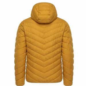 Classic <b>Men</b> Hooded Puffer <b>Jacket</b> Comfortable <b>Warm</b> Winter Windproof with Full Zip Closure and Soft Padding for Outdoor Daily Wear - Product Image 6