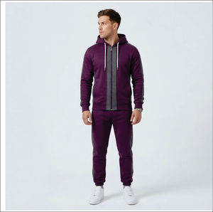 Nueva Llegada, Ropa Deportiva Personalizada de Algodón, Todas las Tallas, Chándal para Hombre, Venta Caliente, Corte Ajustado, Ropa Deportiva de Alta Calidad, Chándales para Hombre OEM - Product Image 1