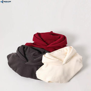 Wholesale Custom Logo <b>Pullover</b> Hoodie Heavyweight Cotton Fleece Hooded Sweatshirt for <b>Men</b> and Women - Product Image 2