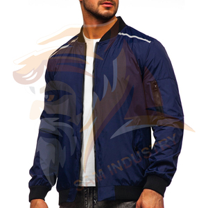 Chaqueta Bomber de Invierno para Hombre, Personalizada al por Mayor, de Alta Calidad, Hecha de Algodón, con Logotipo Bordado Personalizado - Product Image 4