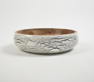 Bols en bois émaillé poli de qualité supérieure, faits à la main, en bois naturel, pour salades, design minimaliste, pour la cuisine, la table, la décoration de la maison - Product Image 1