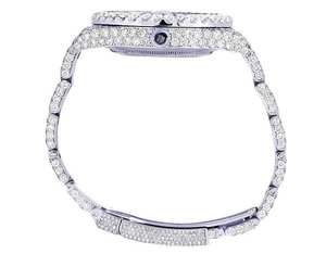 BOJ R.O.L.E.X.07 Red Stick Full White Diamond Luxury Fashion Quartz Analog Stainless Steel 41MM Moissanite Hip Hop <b>Watch</b> <b>Men</b> HOT - Product Image 5