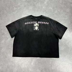 Camisetas de Manga Corta con Cuello Redondo y Diseño Personalizado con Impresión DTG de Alta Calidad al por Mayor para Hombre, Camisetas Lavadas al Ácido para Hombre - Product Image 2