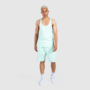 Débardeur de fitness sans manches pour hommes en gros, 100 % coton, couleur unie, séchage rapide, respirant, pour l'entraînement et la gym, impression sérigraphique - Product Image 6