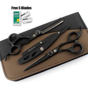 6.0นิ้วการออกแบบแฟชั่นใหม่ความงามตัดผมกรรไกรแบนฟันกรรไกรผม - Product Image 1