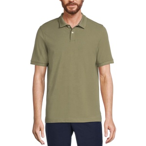 Camiseta Polo de Golf con Logotipo Personalizado - Camiseta Polo Deportiva de Trabajo de Algodón y Poliéster con Corte Ajustado para Hombre - Product Image 1