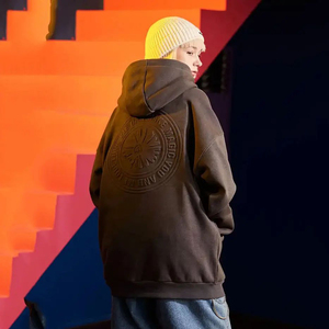 Fabricantes de Sudaderas con Capucha de 500 g/m² para Hombre, Sudadera con Capucha Extra Grande Personalizada de Alta Calidad, Sudadera con Capucha para Hombre con Logotipo en Relieve - Product Image 6