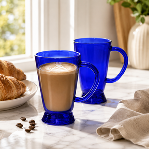 Taza/Tazón de Café/Té de Borosilicato Hecho a Mano con Logotipo Personalizado de 220 ml para Regalos Corporativos y Kits de Bienvenida Promocionales - Product Image 1