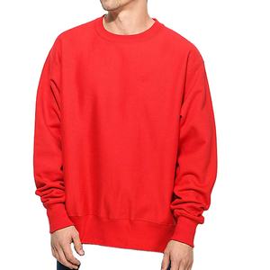 Vêtements de couleur unie pour hommes Sweatshirts à col rond Fabrication de vêtements Conception respirante Tissu doux en éponge française 100% coton - Product Image 1