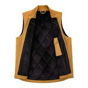 Professional Wear Men Canvas Vest <b>Multi</b> <b>Pocket</b> <b>Travel</b> <b>Waistcoat</b> Custom Logo Breathable <b>Multi</b> <b>Pockets</b> Vest For Outdoor Wear - Product Image 3