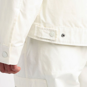 Chaqueta de lona suave para hombre, cuello vuelto, corte regular, impermeable, ecológica. - Product Image 5