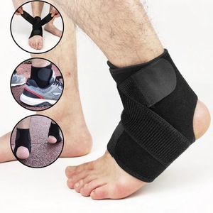 Soporte de Tobillo de Compresión de <span class=keywords><strong>Neopreno</strong></span> Profesional Unisex, Diseño Impermeable con Talón Abierto, Cierre de Velcro, Manga para el Pie - Product Image 5