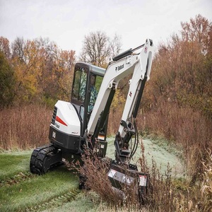 Professional Bobcats Crawler Mini Excavator <b>Mulcher</b> Bagger PLC Hydraulic Pump Engine 1000W High Efficiency Powerful Equipment - Product Image 2