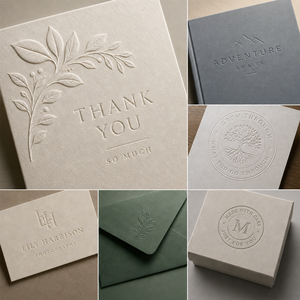 Service de marquage à chaud/estampage/gravure haut de gamme en feuille d'or, fabricant de services d'impression pour produits de papeterie personnalisés - Product Image 5