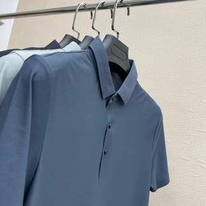 Nouveau design 2026 – Polo décontracté pour homme à séchage rapide, 100 % coton, couleur unie, pour le sport et les loisirs - Product Image 3