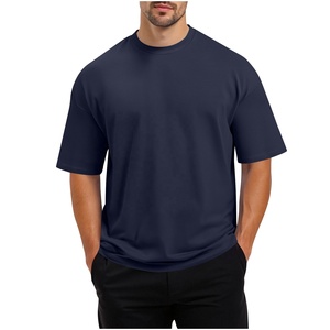T-shirt en toile de coton blanc à coupe classique pour homme Rolein Sports, manches courtes, col rond, design uni, impression numérique, tricoté, uni - Product Image 5