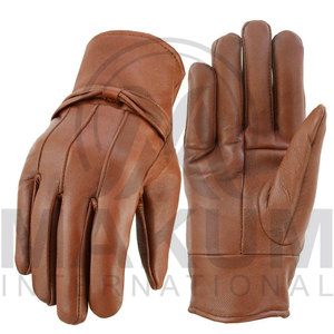 Guantes de Cuero de Moda para Conducir, Guantes de Cuero de Dedo Completo en Venta, Material de Cuero - Product Image 3