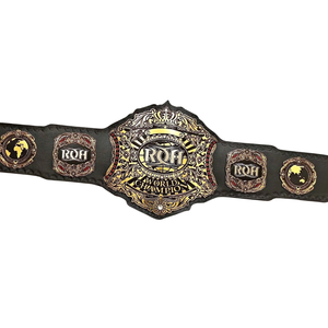 Cinturón de Campeón Mundial ROH, Cinturón de Lucha Libre Premium para Fanáticos y Coleccionistas, Trofeo de Campeonato de Alta Calidad - Product Image 5