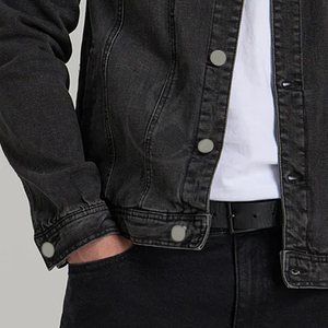 New Fashionable Factory Price Popular Proof Denim Jacket Quick Drying Superior Quality Men Denim Jackets - Product Image 6
