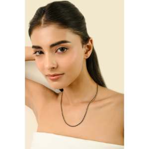 14K Gold 9.46 Ct Deep Blue Sapphire <b>Statement</b> <b>Necklace</b> for Her - Product Image 5