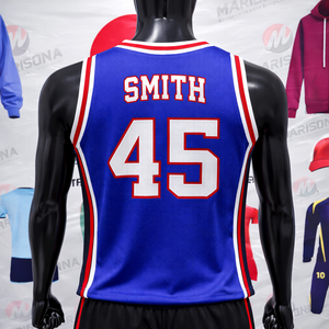 Camiseta de Baloncesto sin Mangas de Talla Grande, Marca Privada, Secado Rápido, Transpirable, Antibacteriana, 100% Poliéster, Personalizable - Product Image 2