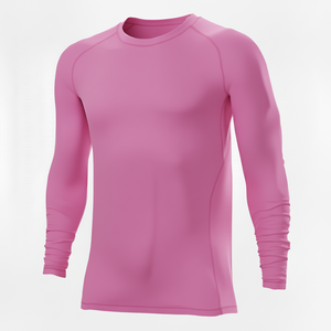 Camiseta de compresión (Rash Guard) de MMA para hombre, OEM de alta calidad, al por mayor, con estampado personalizado, fabricación de capa base para niños y niñas. - Product Image 1