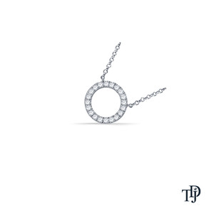 จี้เพชรแล็บโกรว์รูปอินฟินิตี้ทอง 14K พร้อมจี้เพชรธรรมชาติแบบ V Bail - Product Image 4