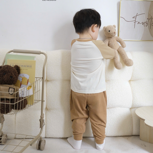 Conjunto de Invierno de Algodón Cómodo para Niños, Camisas de Manga Larga, Pantalones Holgados, Diseño de Dibujos Animados, Ropa Informal para el Hogar, Ropa para Niños Pequeños - Product Image 2