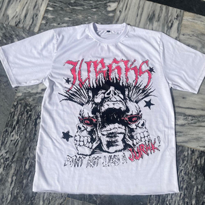 Camisetas de Manga Corta con Estampado Serigrafiado para Hombre, 100% Algodón, Transpirables, de Secado Rápido, Lisas, Impresas con DTG, Estilo Hip Hop, Ropa Urbana - Product Image 2
