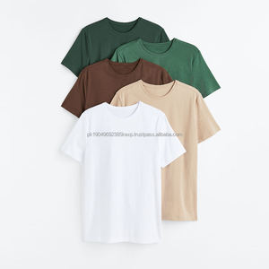 Camisetas de Hombre 100% Algodón Orgánico Jersey, Camiseta Personalizada de Manga Corta, Camiseta de Verano con Bolsillo para Hombre, Camiseta Blanca, Camisetas para Hombre - Product Image 1