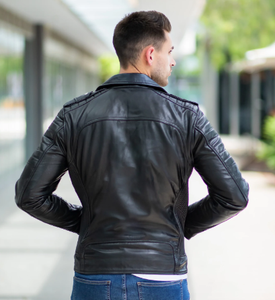Best Quality OEM ODM Unisex Genuine Cowhide Leather <b>Winter</b> <b>Jacket</b> Stand Front Customization Wholesale Available All Sizes - Product Image 3