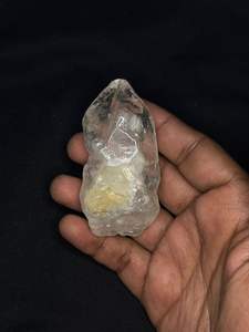 Punta de Topacio Natural con Aura Arcoíris de 595 Quilates para Accesorios de Joyería DIY - Product Image 3